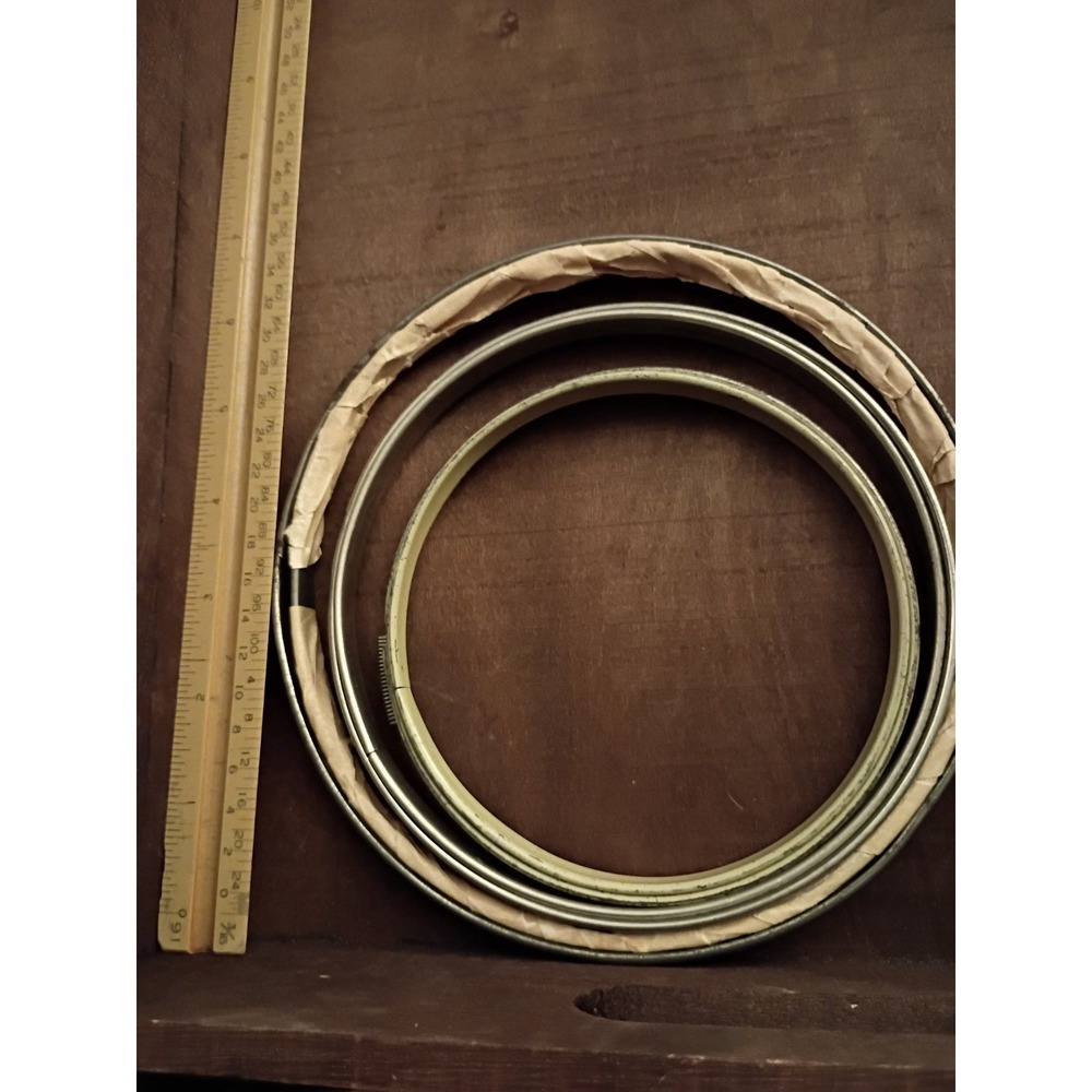 Vintage Metal Embroidery Hoop Set of 3 Nested Spring Tension Cork Lined